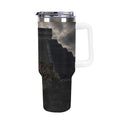 Custom Jaguar 40oz Insulated Tumbler with Handle and Straw