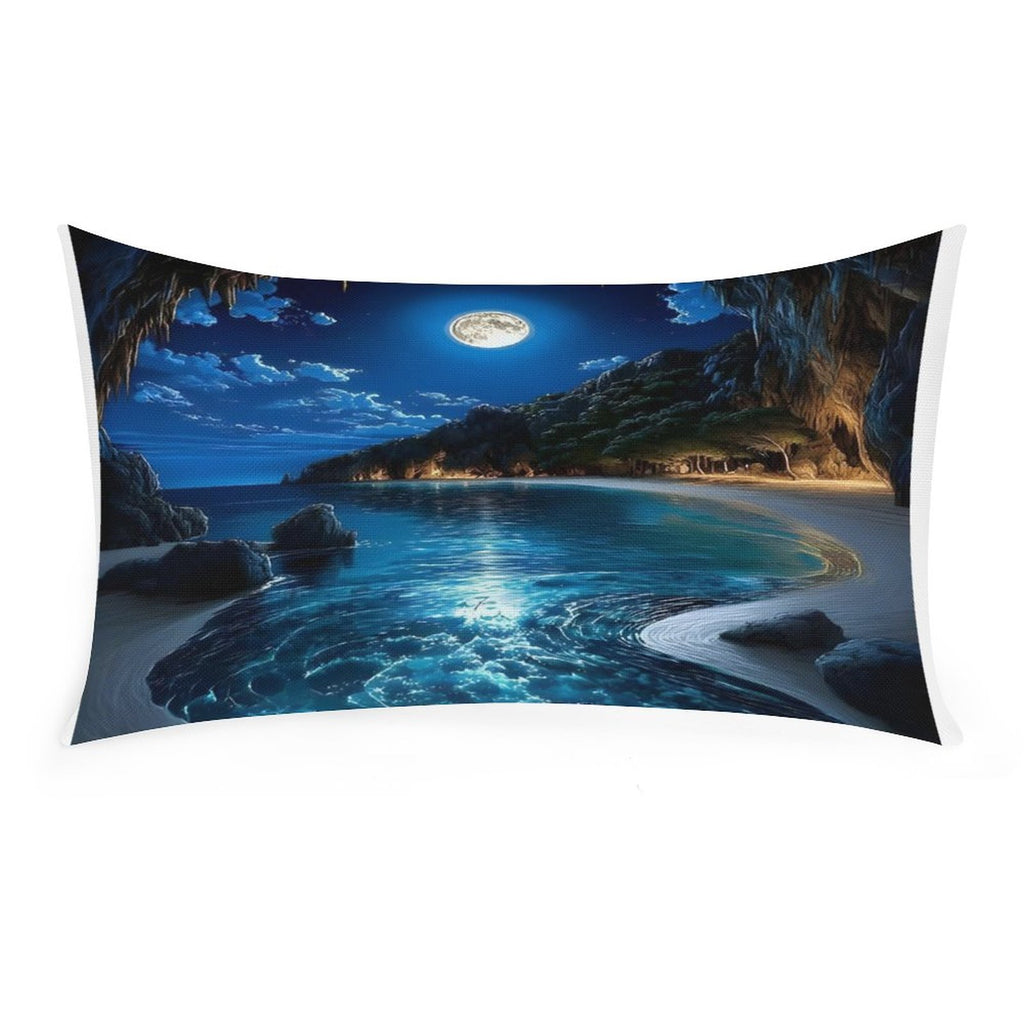 Flax Fabric Pillow Cover