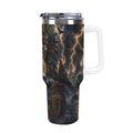 Aztec 40oz Insulated Tumbler with Handle and Straw