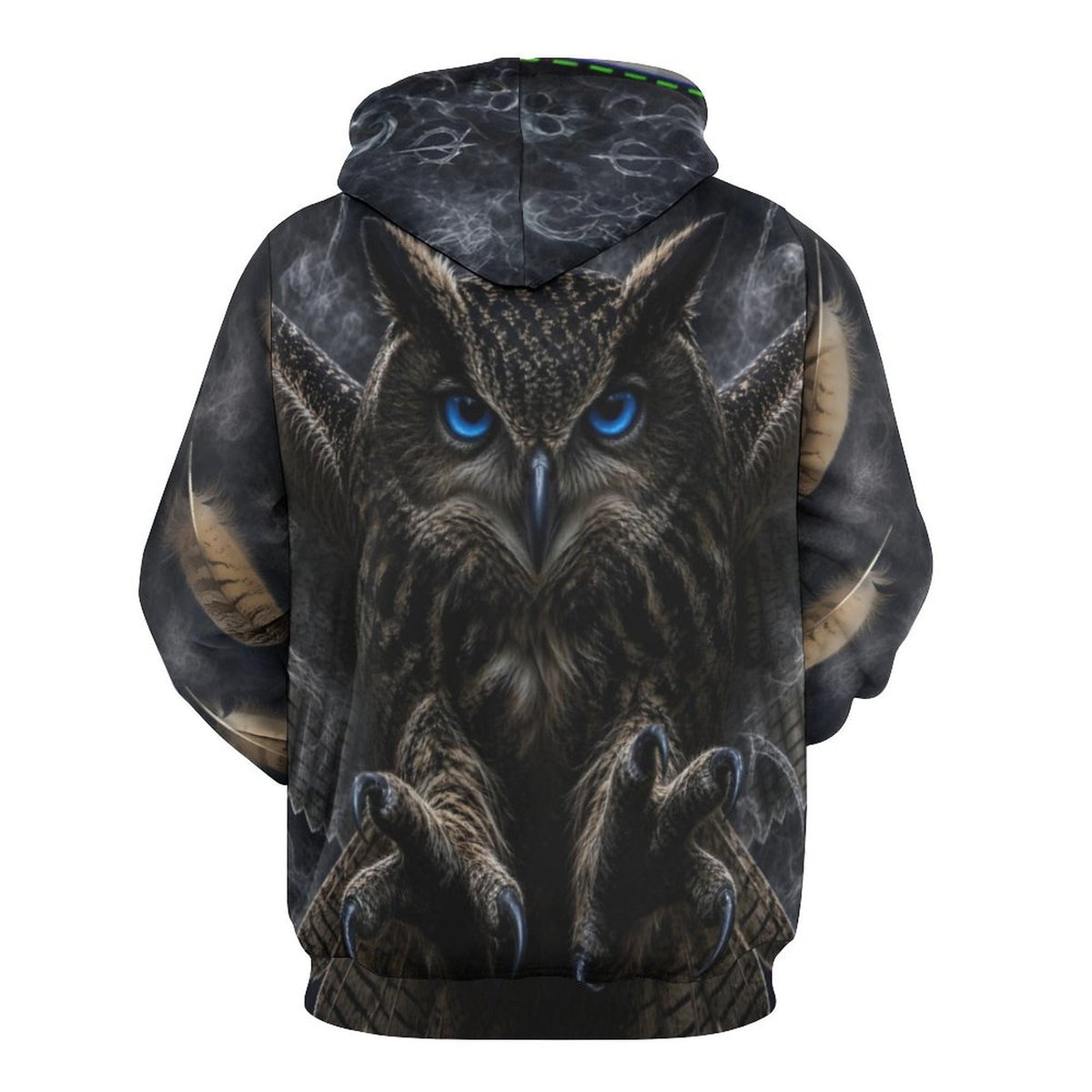 Custom Owl  Men's Cool Hoodie with Double-layer Cap
