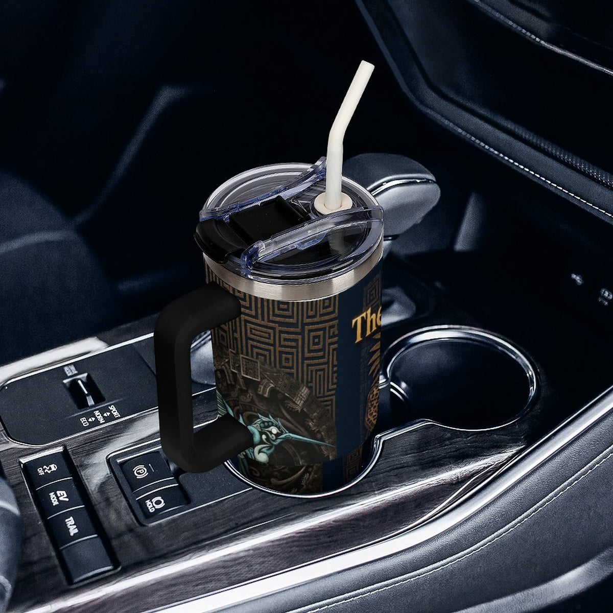 The House Tumbler 40oz Insulated Tumbler with Handle and Straw