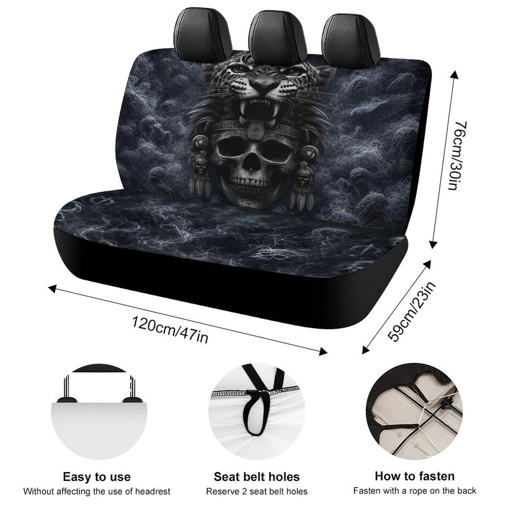 Custom Aztec Jaguar Back Seat Cover for Cars