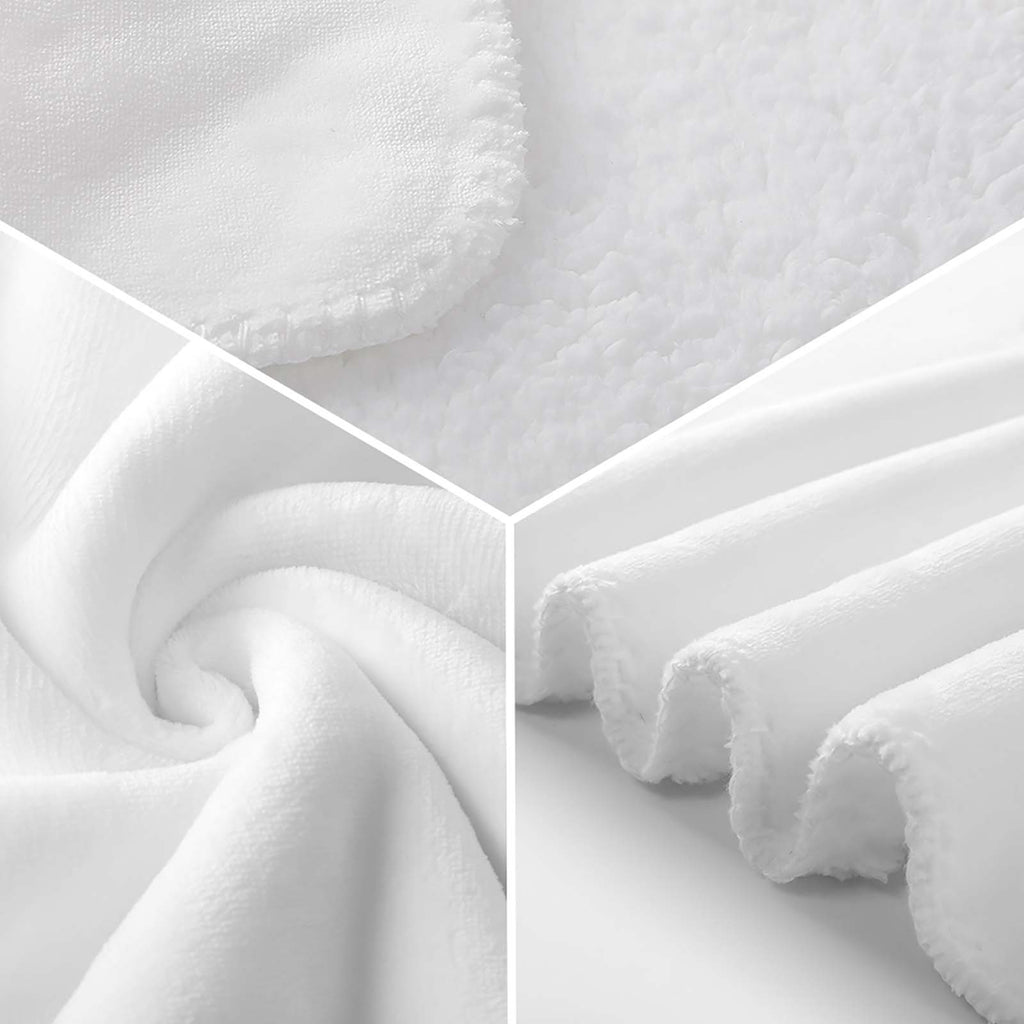 Custom Sherpa Fleece Throw Blanket-50"×60"