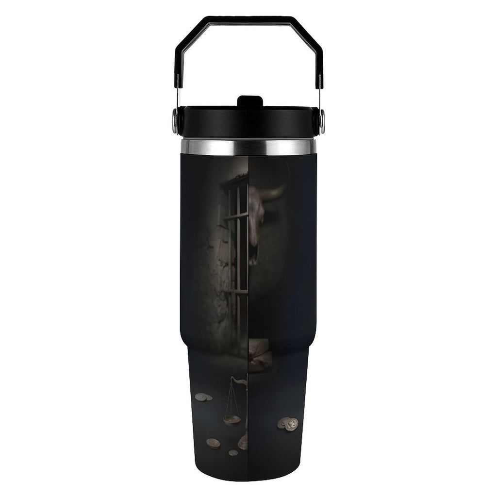 custom Bull 30oz Car Cup with Handle