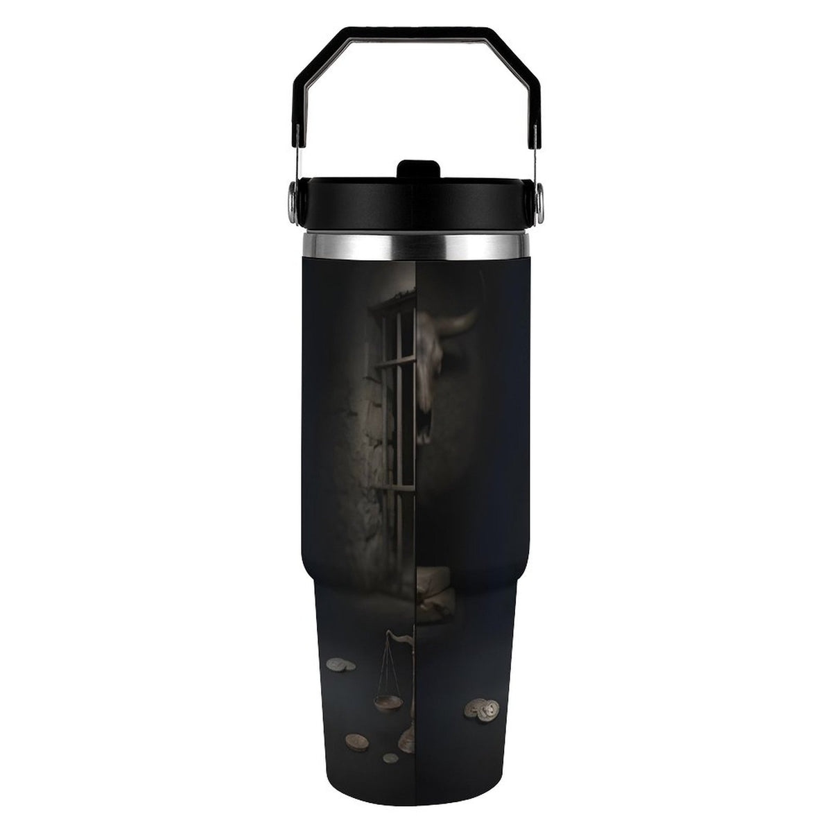 custom Bull 30oz Car Cup with Handle