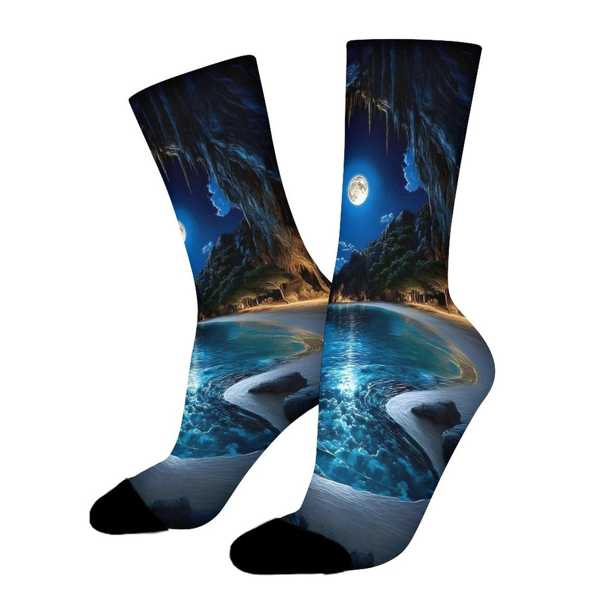 Personalized Contrast Color Socks for Adults