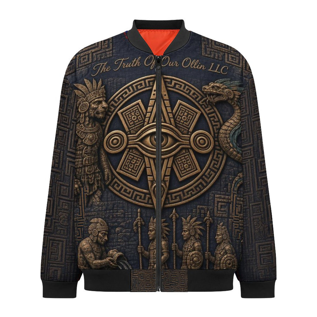 House Ollin Zipper Bomber Jacket (All-Over Printing)