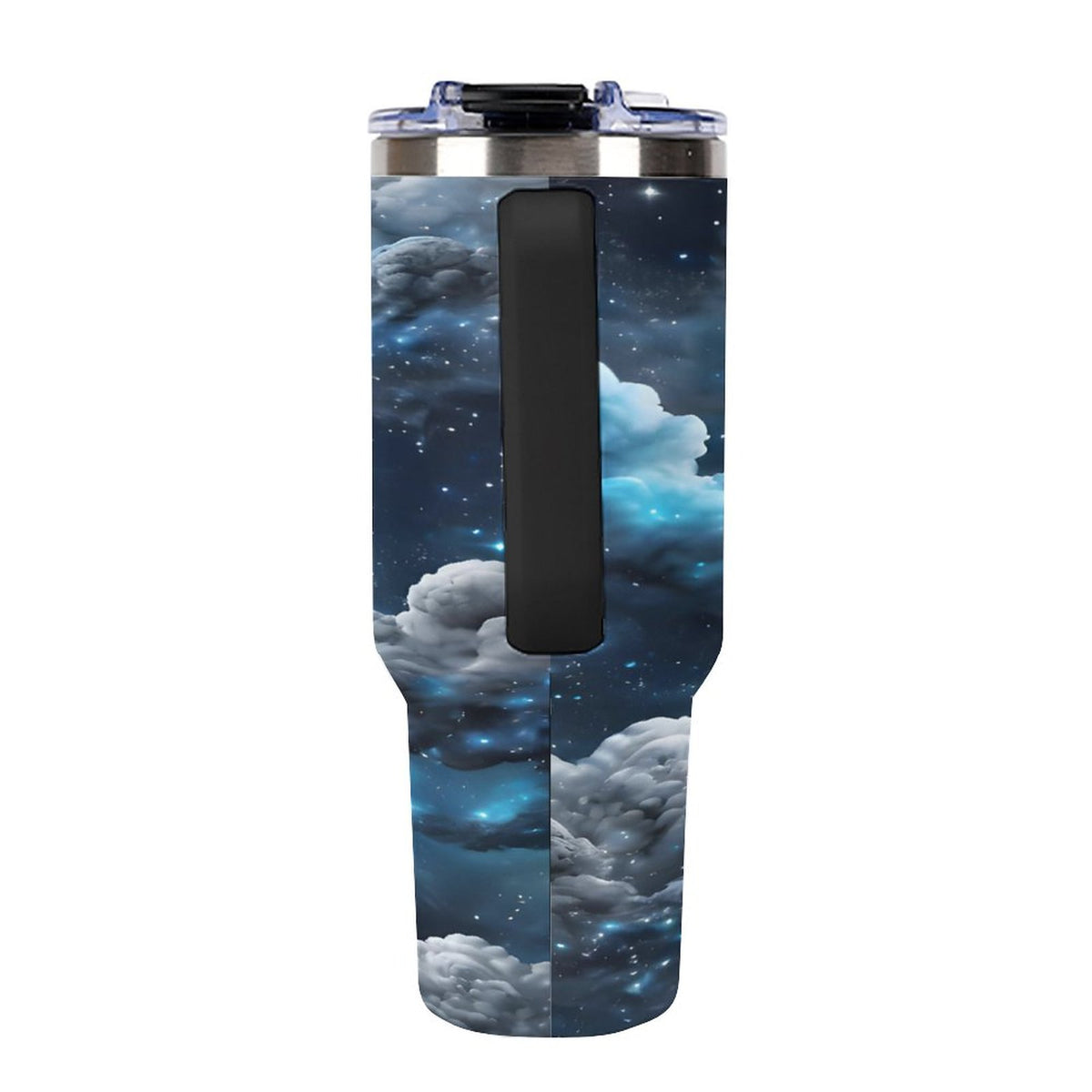 Custom 40oz Insulated Tumbler with Handle and Straw