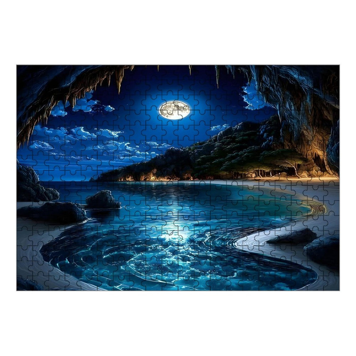Horizontal Wooden Puzzle