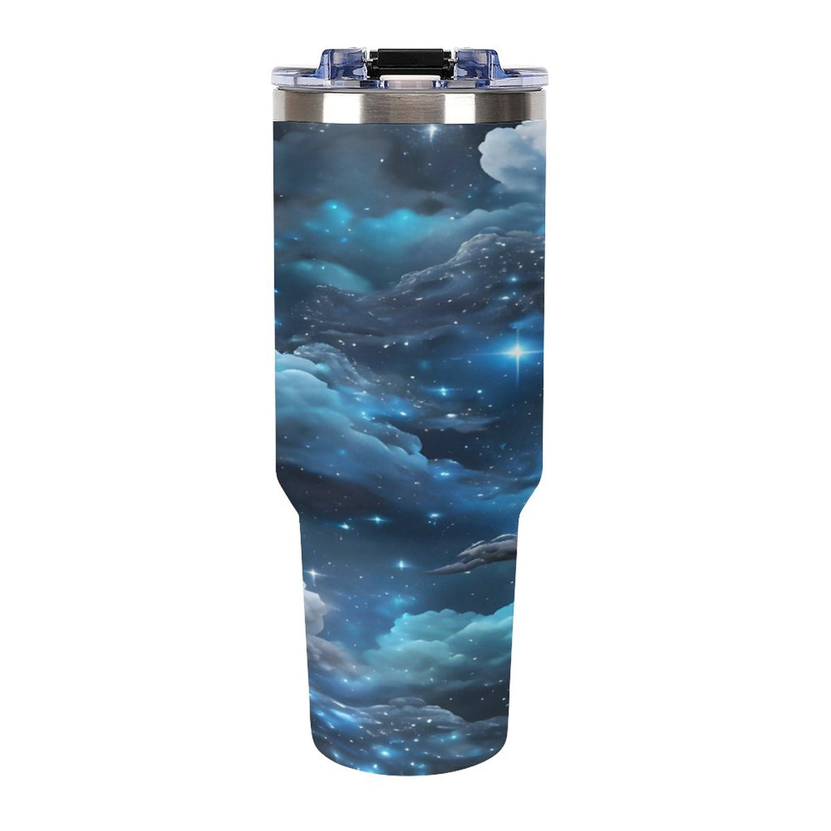 Custom 40oz Insulated Tumbler with Handle and Straw