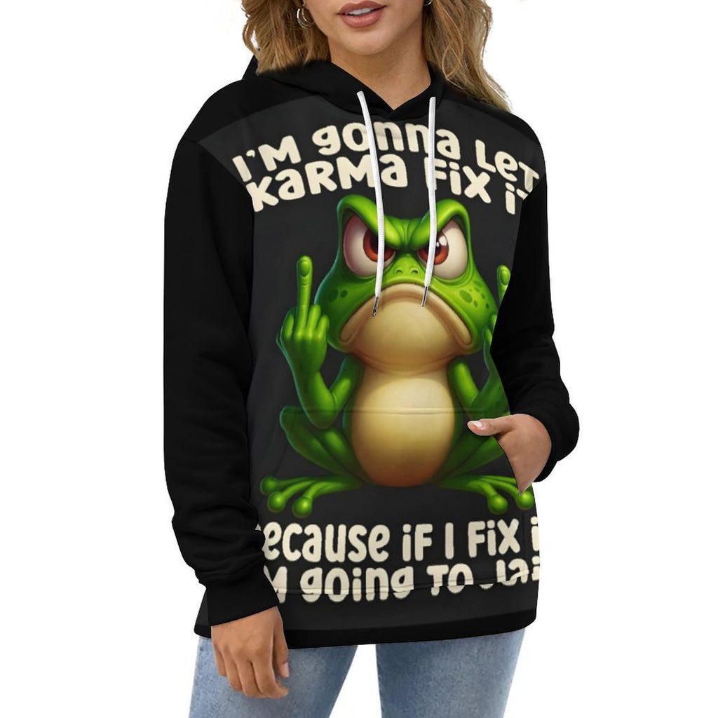 Custom Men's Cool Hoodie with Double-layer Cap (All-Over Printing)