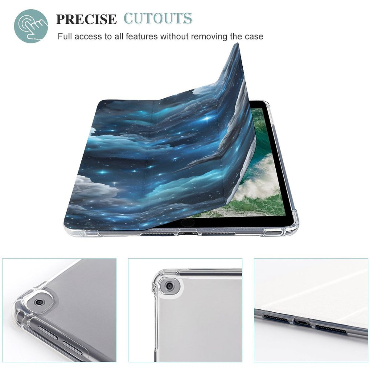 iPad Case with Pencil Holder(One-sided Printing)