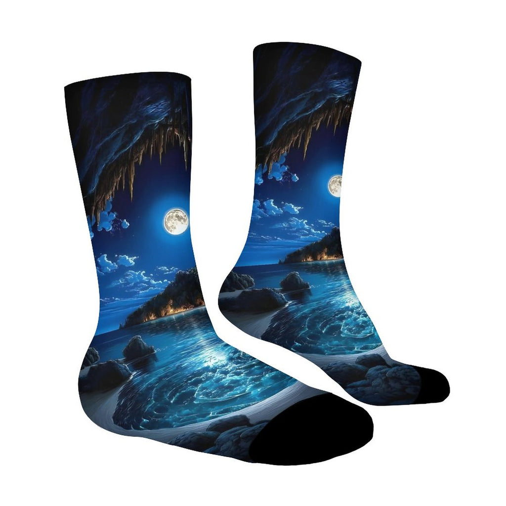 Personalized Contrast Color Socks for Adults
