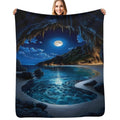 Custom Sherpa Fleece Throw Blanket-50"×60"