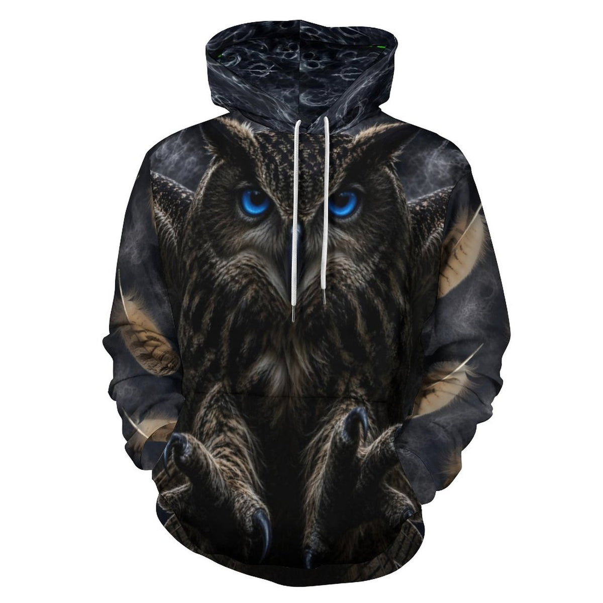 Custom Owl  Men's Cool Hoodie with Double-layer Cap