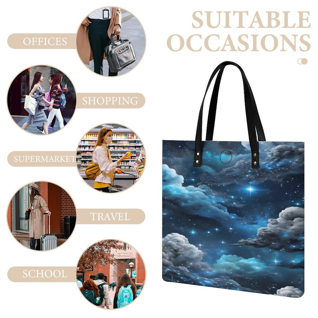 Leather Handbag(One-sided Printing)