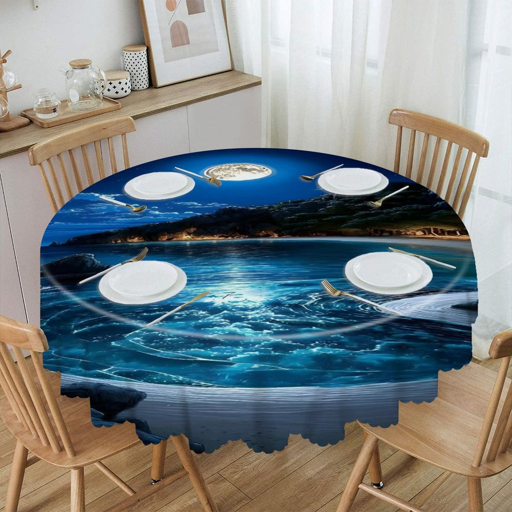 120gsm Kitchen Round Tablecloth(One-sided Printing)
