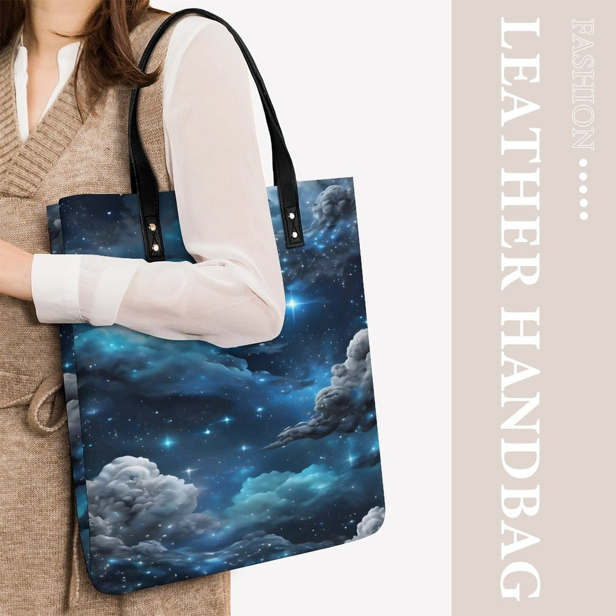 Leather Handbag(One-sided Printing)