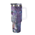 Custom 40oz Insulated Tumbler with Handle and Straw