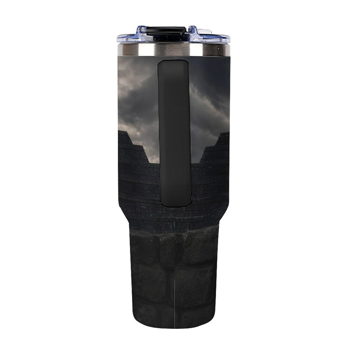 Custom Jaguar 40oz Insulated Tumbler with Handle and Straw