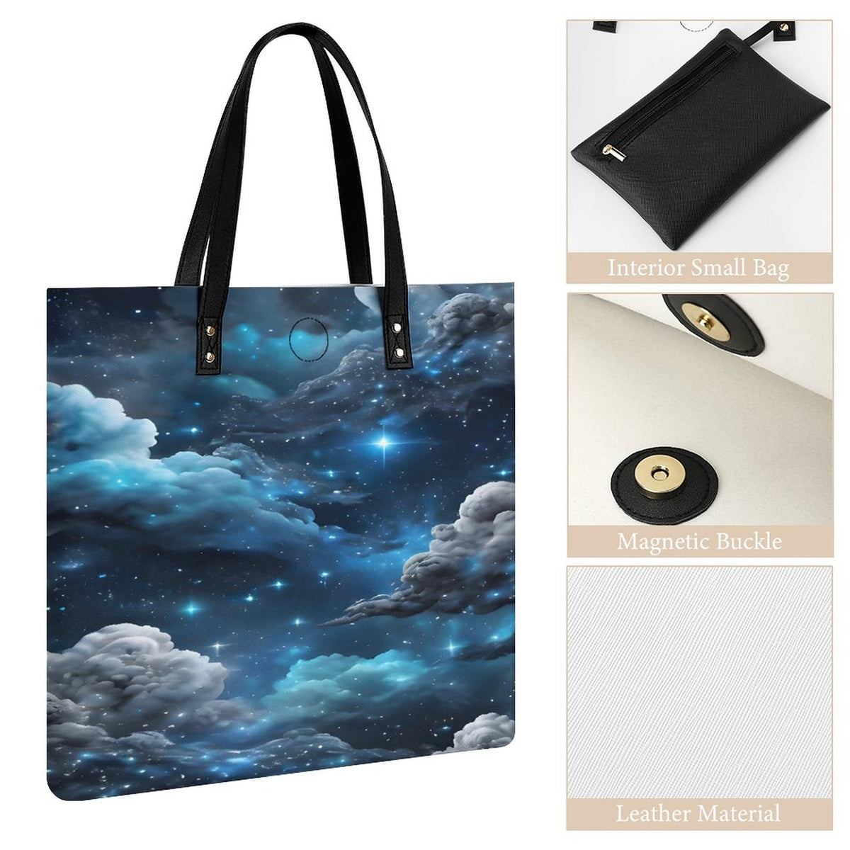 Leather Handbag(One-sided Printing)