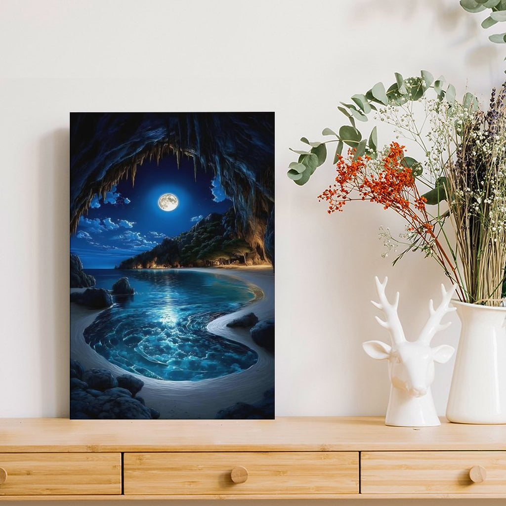Modern Framed Canvas Wall Art Print–Large Wooden Frame for Living Room