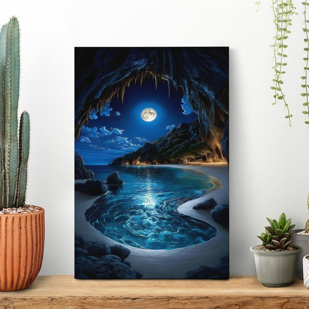 Modern Framed Canvas Wall Art Print–Large Wooden Frame for Living Room