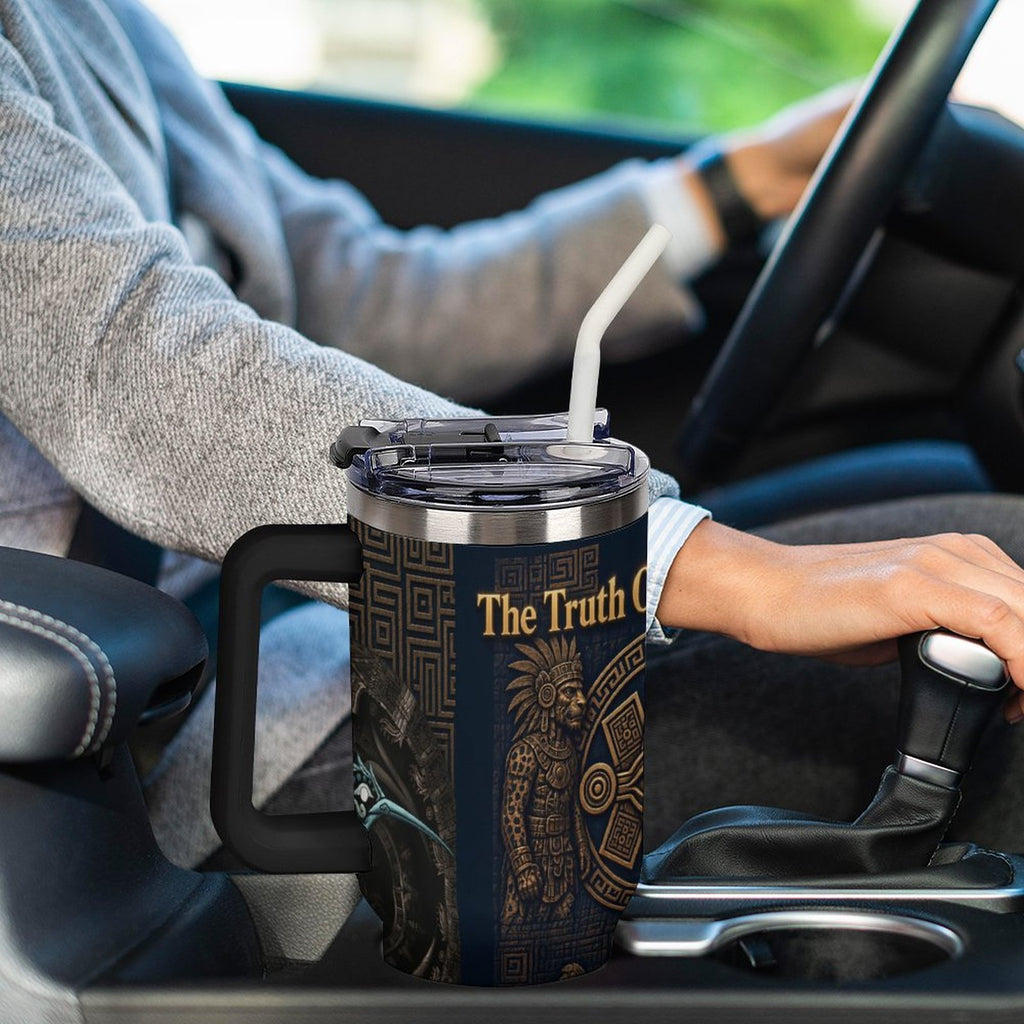 The House Tumbler 40oz Insulated Tumbler with Handle and Straw