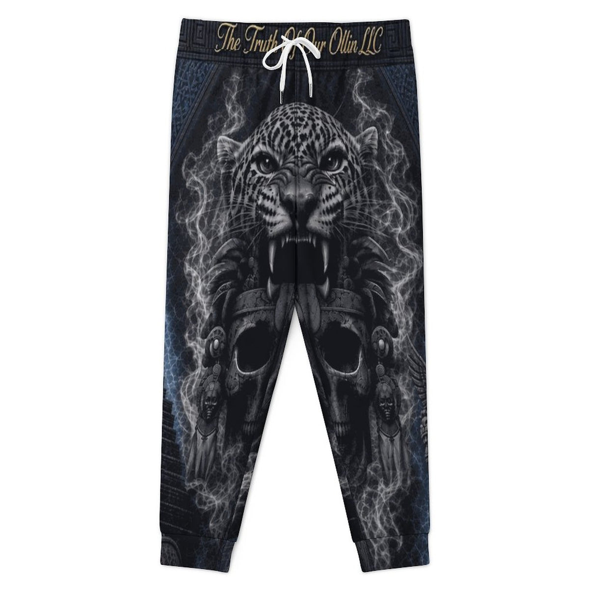 Custom Aztec Jaguar Men's Joggers (All-Over Printing)