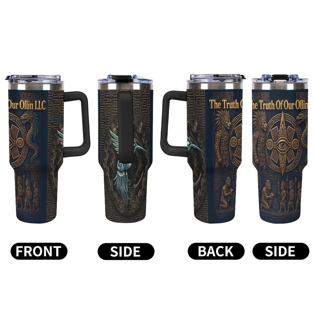The House Tumbler 40oz Insulated Tumbler with Handle and Straw