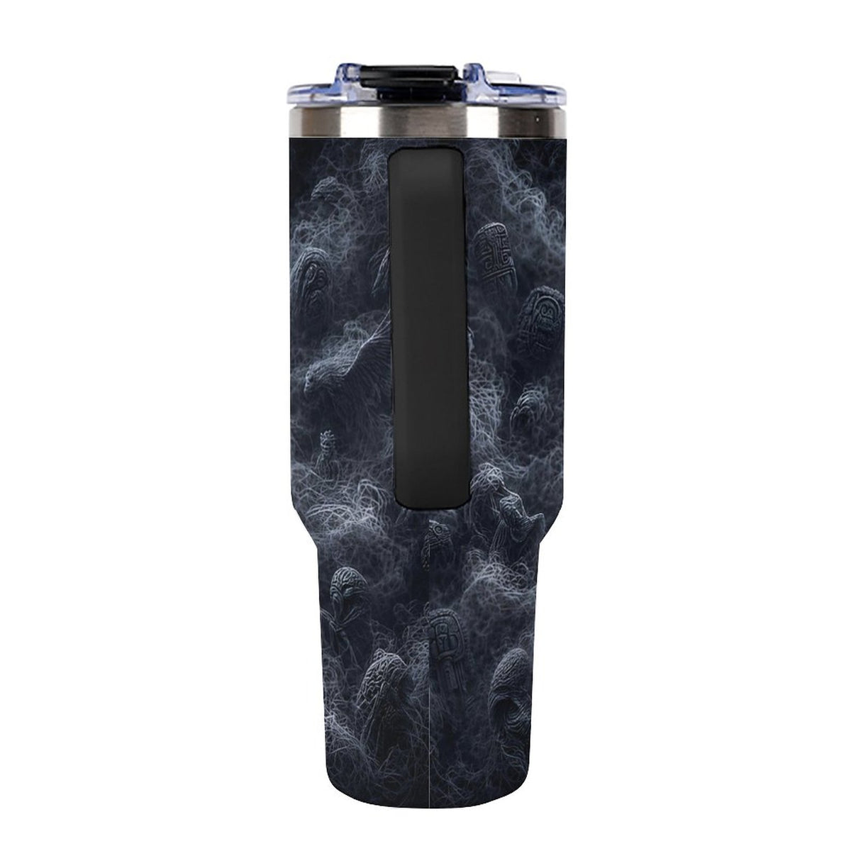 Aztec Jaguar warrior 40oz Insulated Tumbler with Handle and Straw