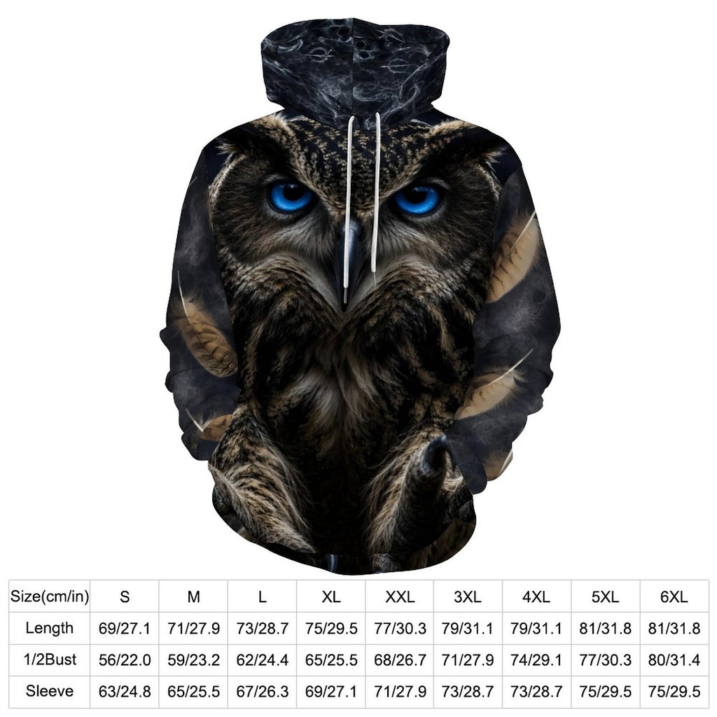 Owl Hoodie AOP