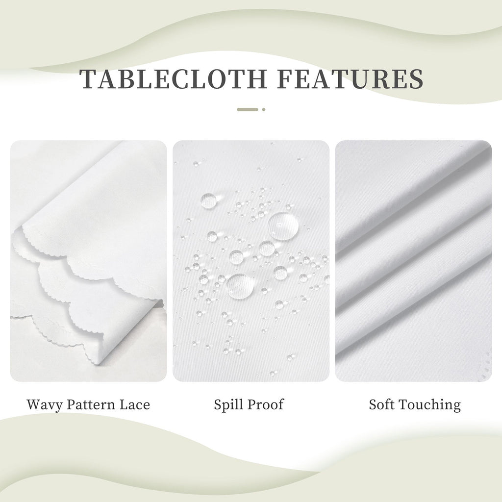 Kitchen Rectangular Tablecloth(One-sided Printing)