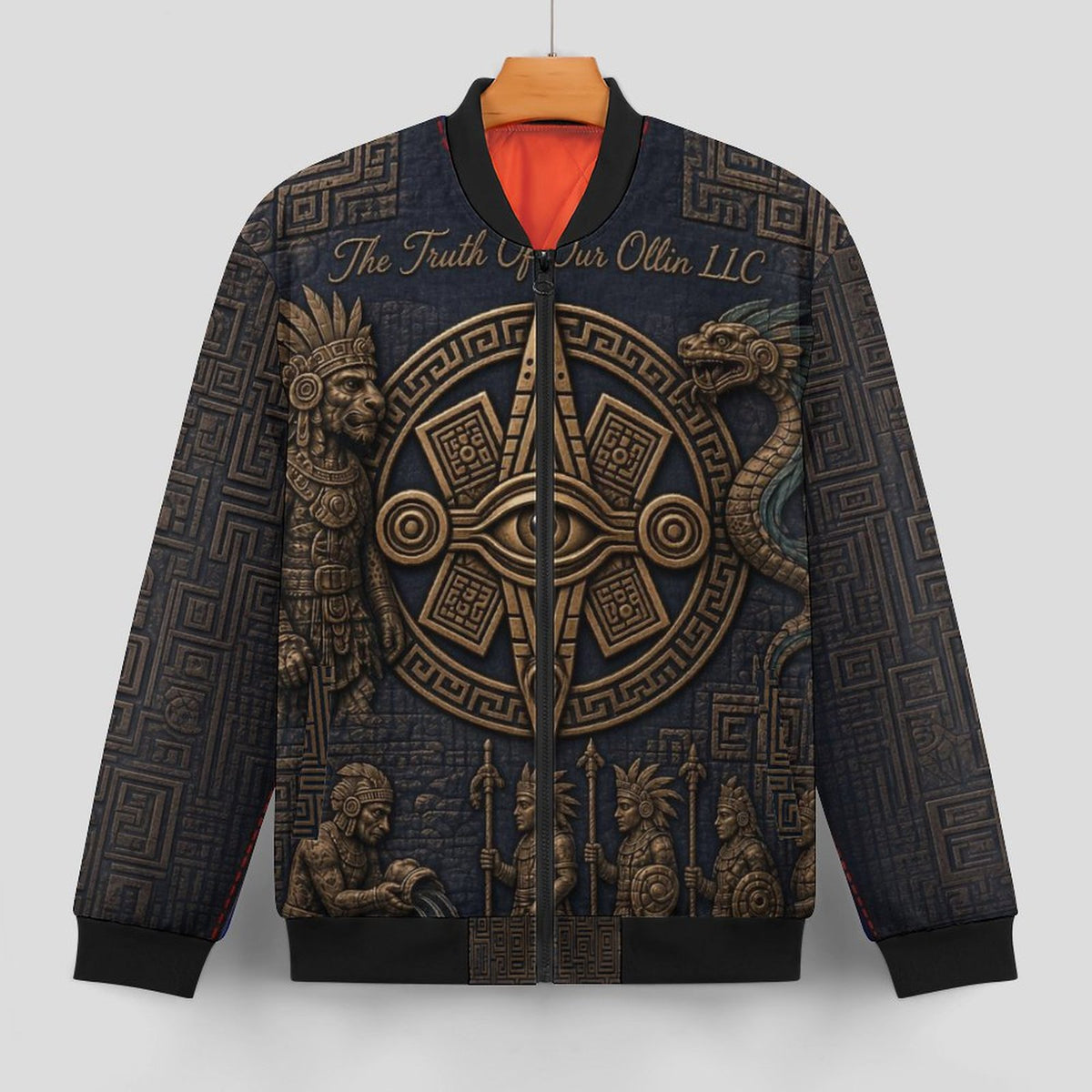 House Ollin Zipper Bomber Jacket (All-Over Printing)