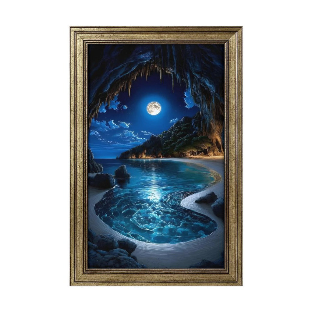 European Style-Framed Vertical Canvas Art Print-Minimalist Decor-16"×24"