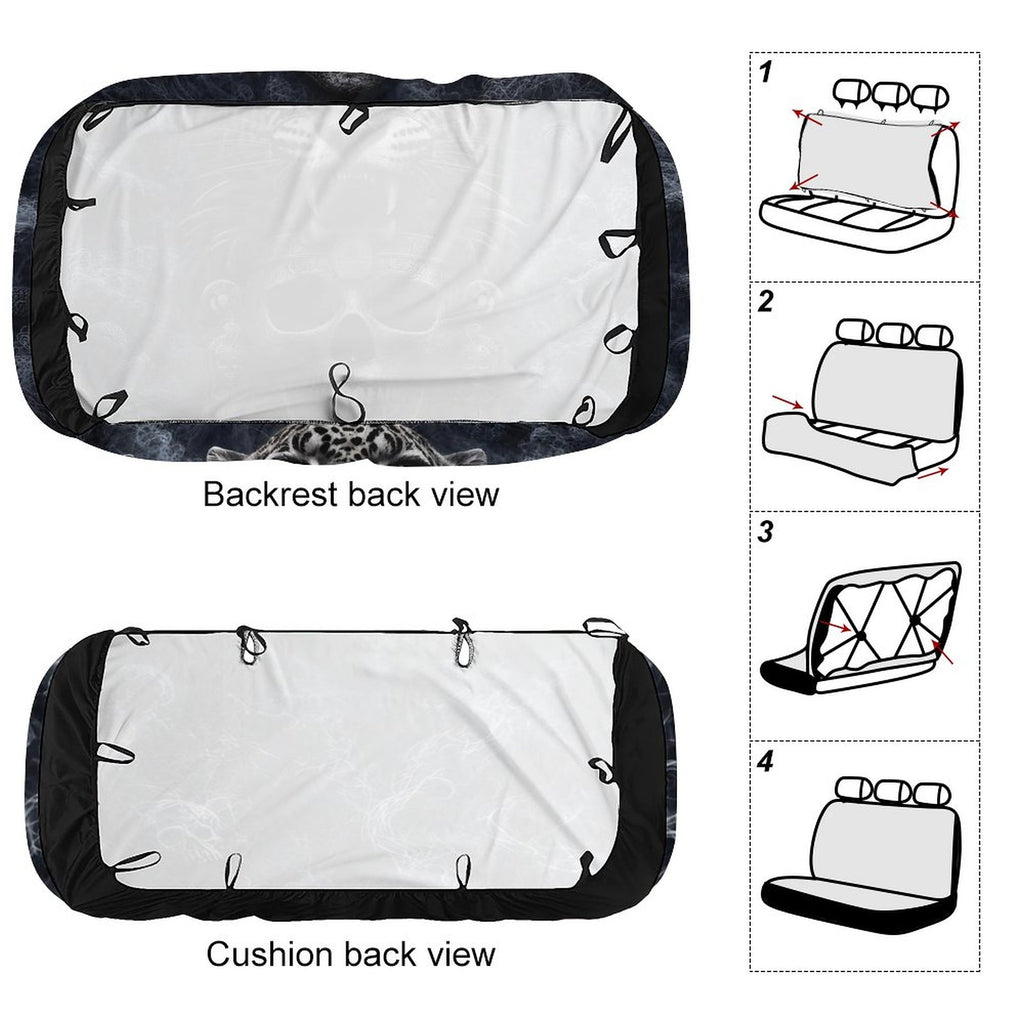 Custom Aztec Jaguar Back Seat Cover for Cars