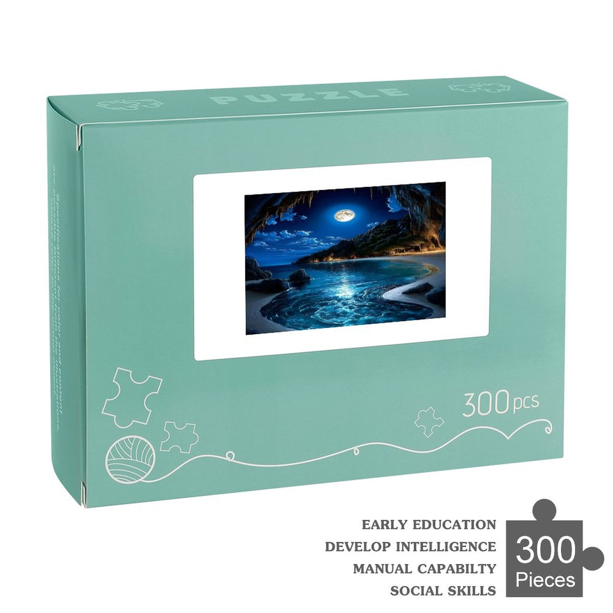 Horizontal Wooden Puzzle