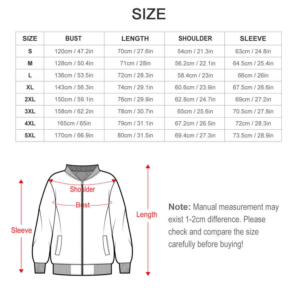 House Ollin Zipper Bomber Jacket (All-Over Printing)