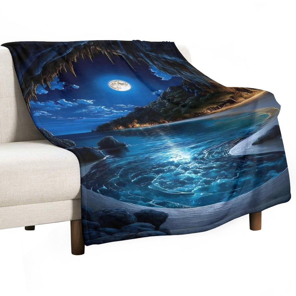 Custom Flannel Throw Blanket for Couch-40"×50"