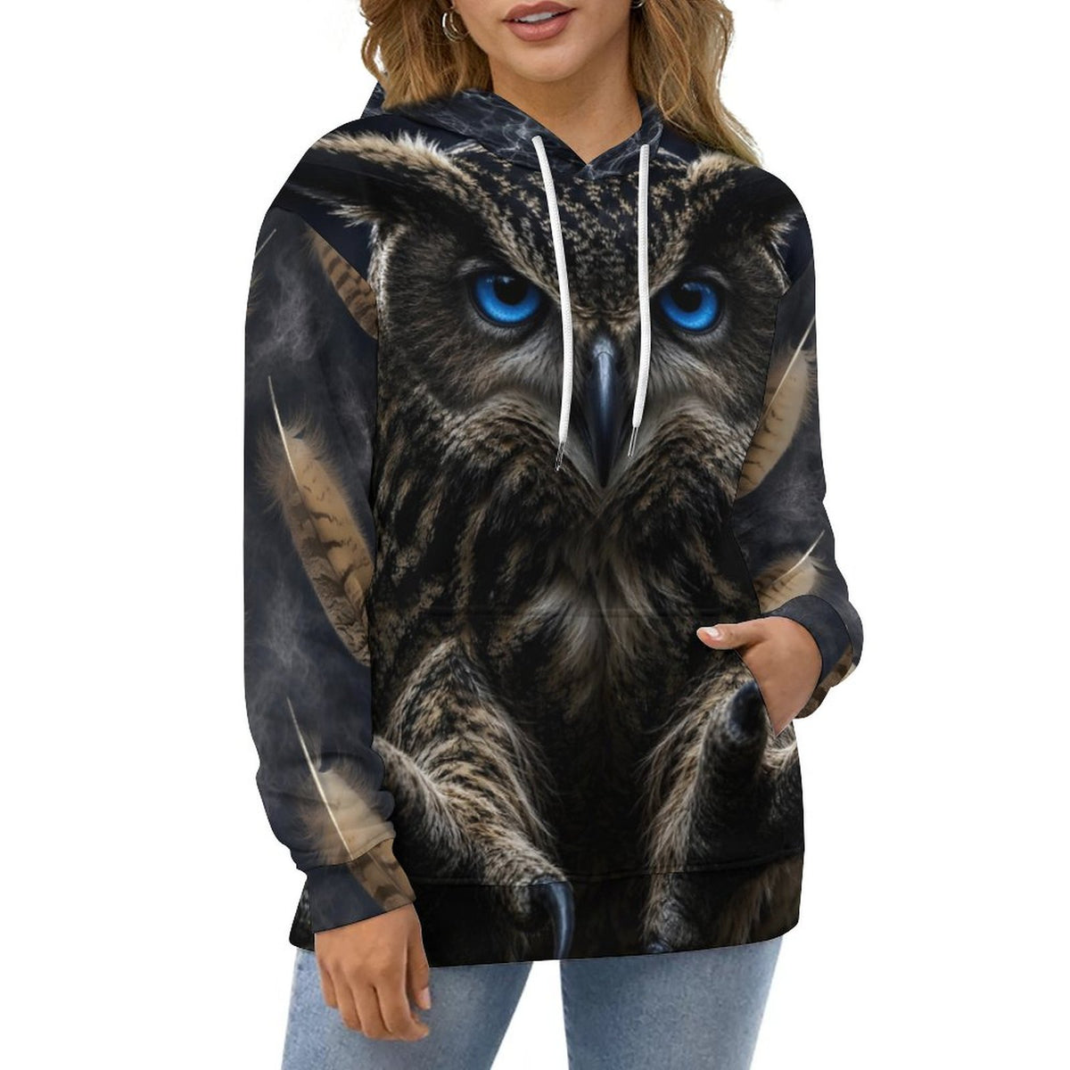 Owl Hoodie AOP
