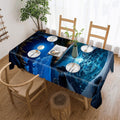 Kitchen Rectangular Tablecloth(One-sided Printing)